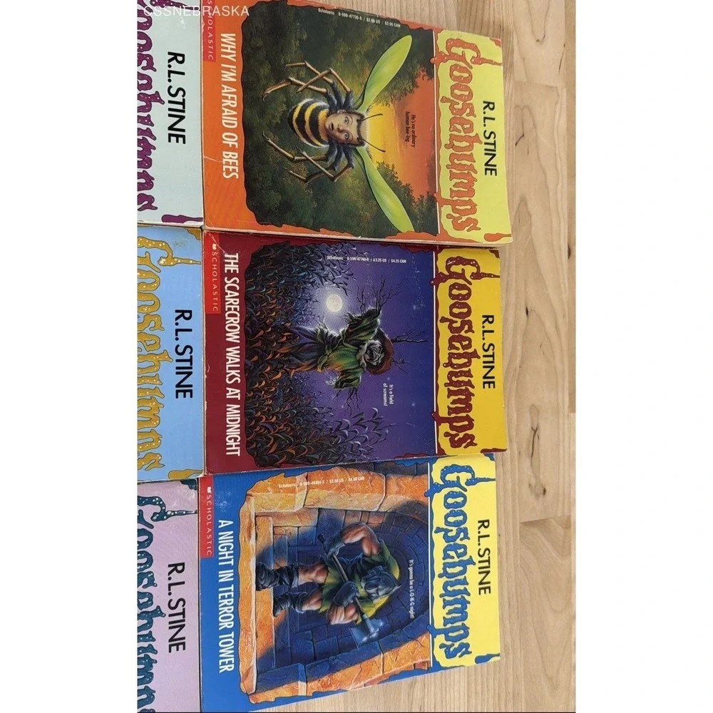 VINTAGE Goosebumps LOT of 6 Books~1990's 2st Printings‎